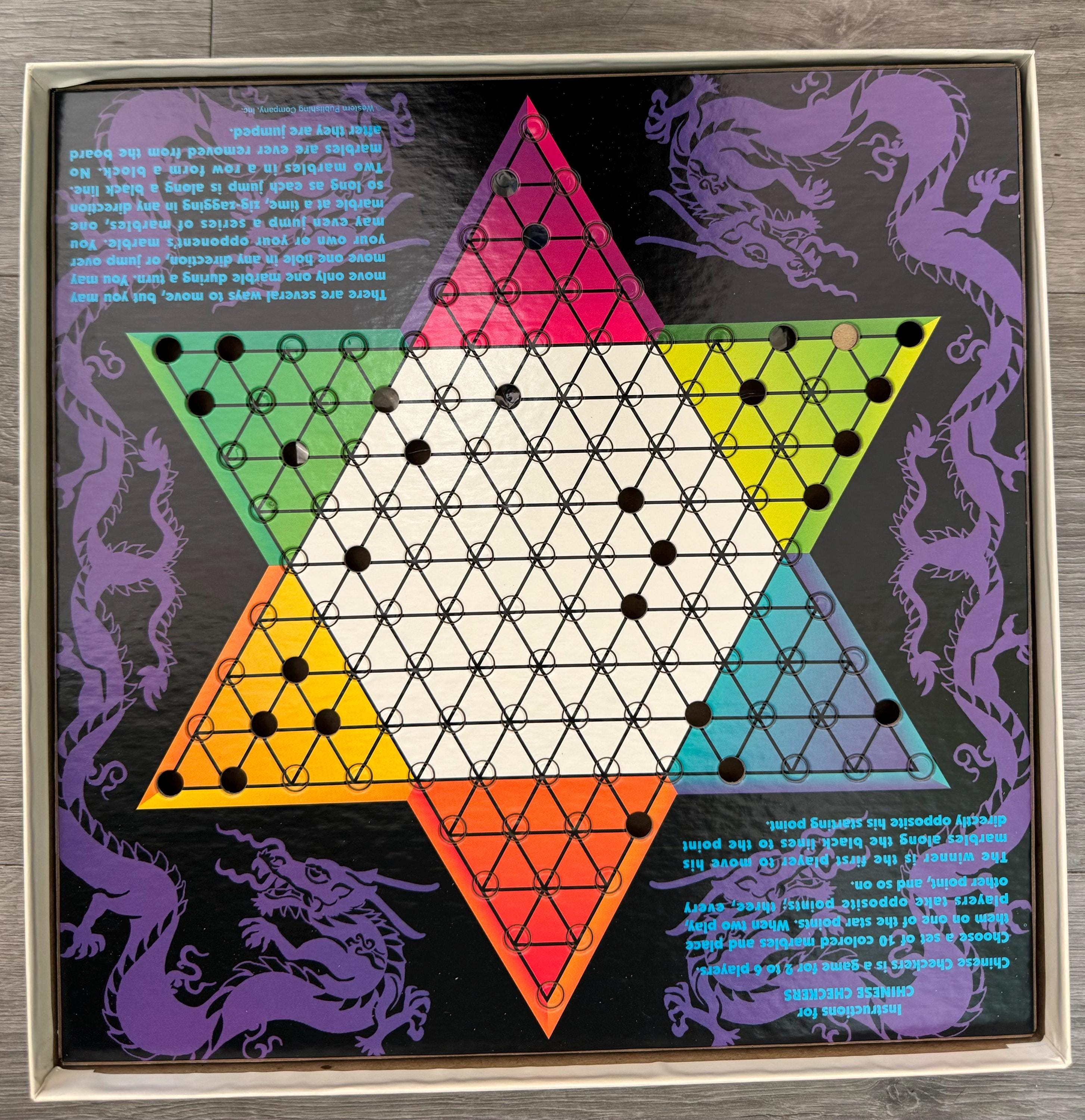 New Old Stock/ Vintage/ 1993/ Chinese Checkers/ Golden/ Classic