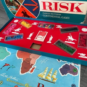 Vintage/ 1959/ 1968/ Risk/ World Conquest Game/ Parker Brothers/ Continental Game/ Good Condition