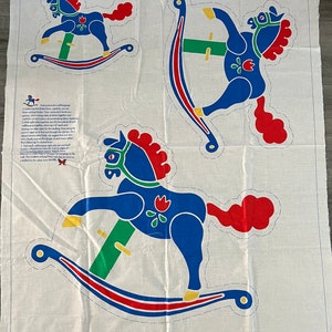 Vintage/ 1980s/ Rocking Horse/ Sewing Pattern/ Wallhangings/ Stuffed Toy/ A Lynn Hollyn Design/ Excellent Condition