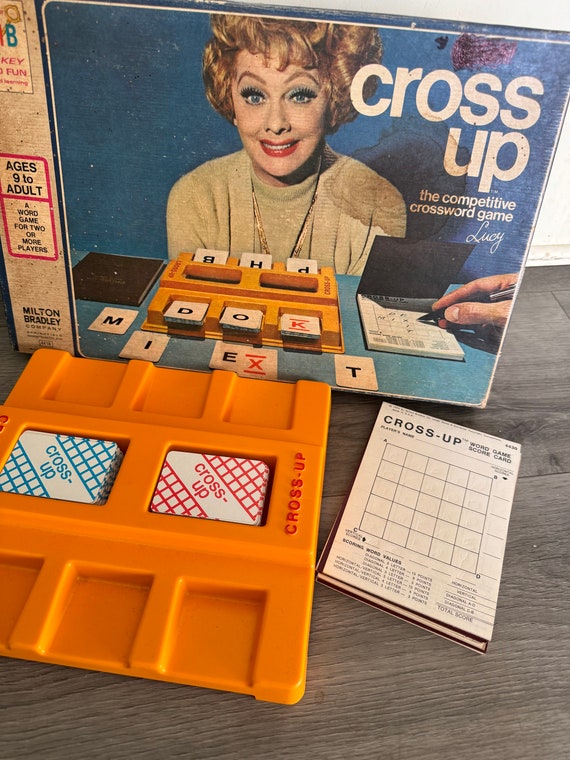 Vintage/ 1974/ Cross Up/ Crossword/ Game/ I Love Lucy/ Milton Bradley/  Complete/ Fair-good Condition For - Etsy