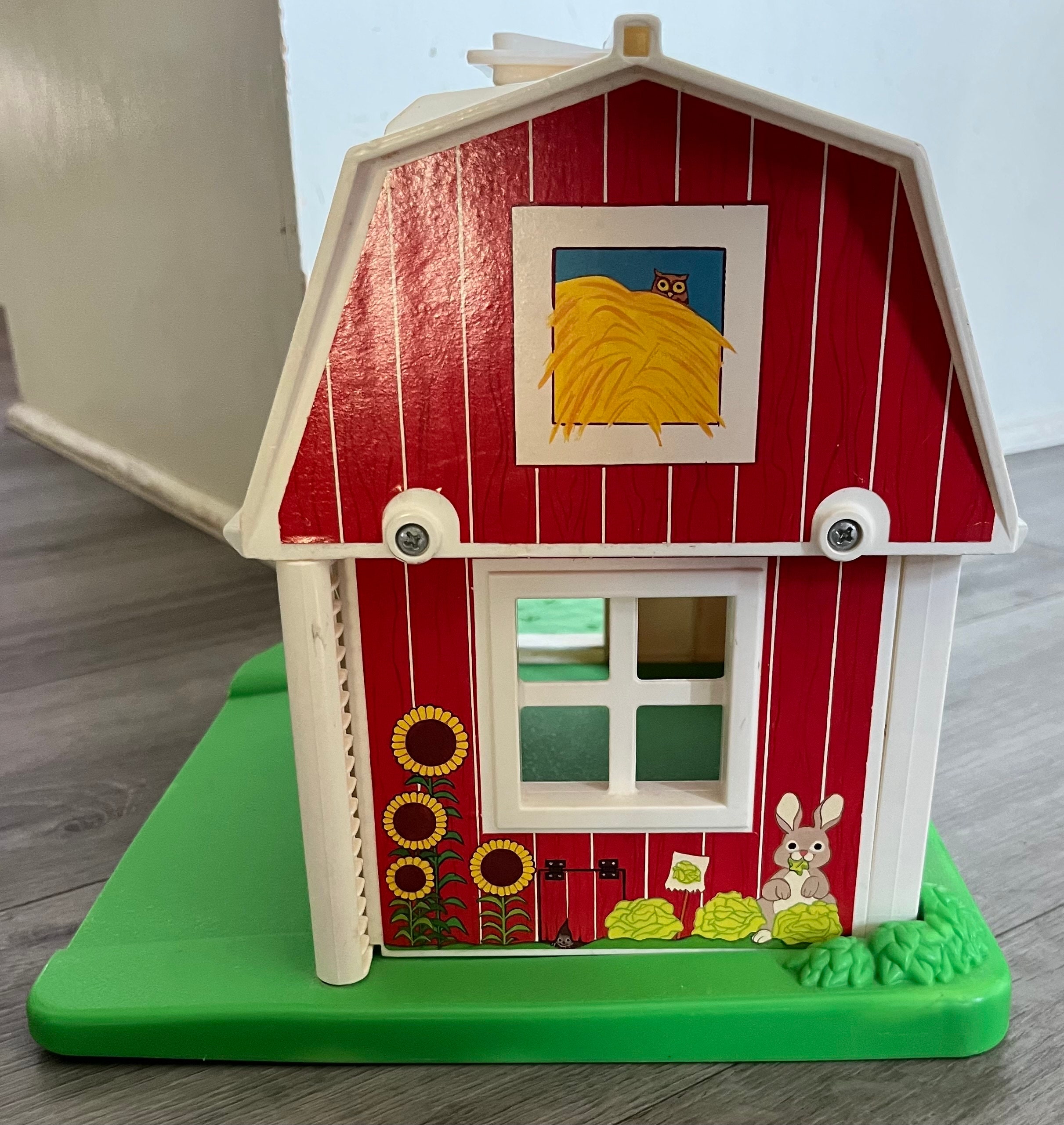Vintage 1990 fisher price barn 2555 barn only made in etsy