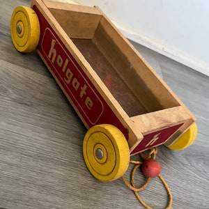 Vintage/ Holgate/ Wooden/ Pull Wagon/ Wagon Only/ Good Condition