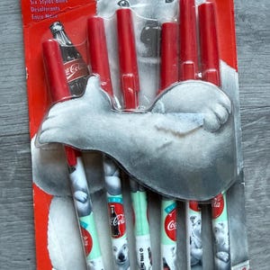Coca Cola Pen Set - Etsy