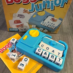 Vintage/ 1988/ Boggle/ Junior/ A pre school Learning Game/ Parker Brothers/ Word Game/ Skills/ Complete/ Good Condition