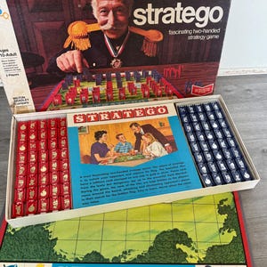 Vintage/ 1975/ Stratego/ Strategy Game/ Milton Bradley/ Complete/ Fair to Good Condition