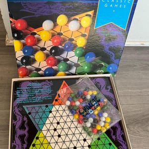 New Old Stock/ Vintage/ 1993/ Chinese Checkers/ Golden/ Classic Games