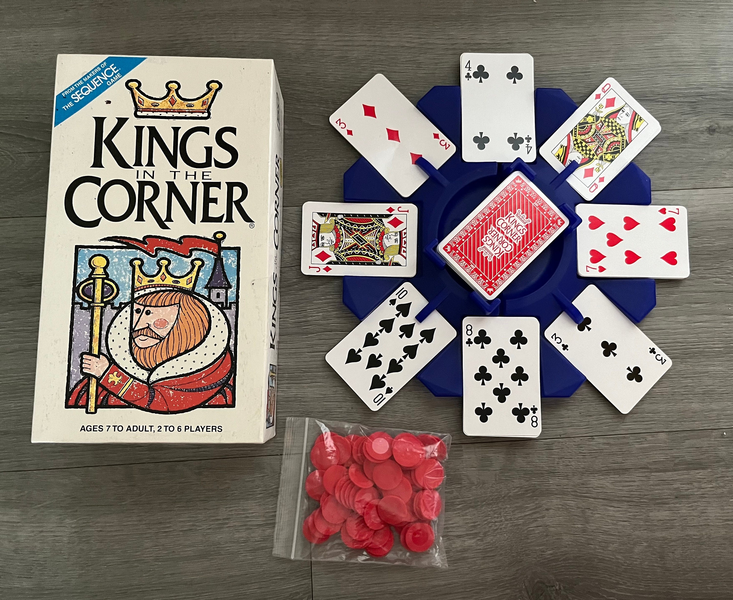 Kings In The Corner Family Card Game Ages 7-Adult Jax Ltd. 6000