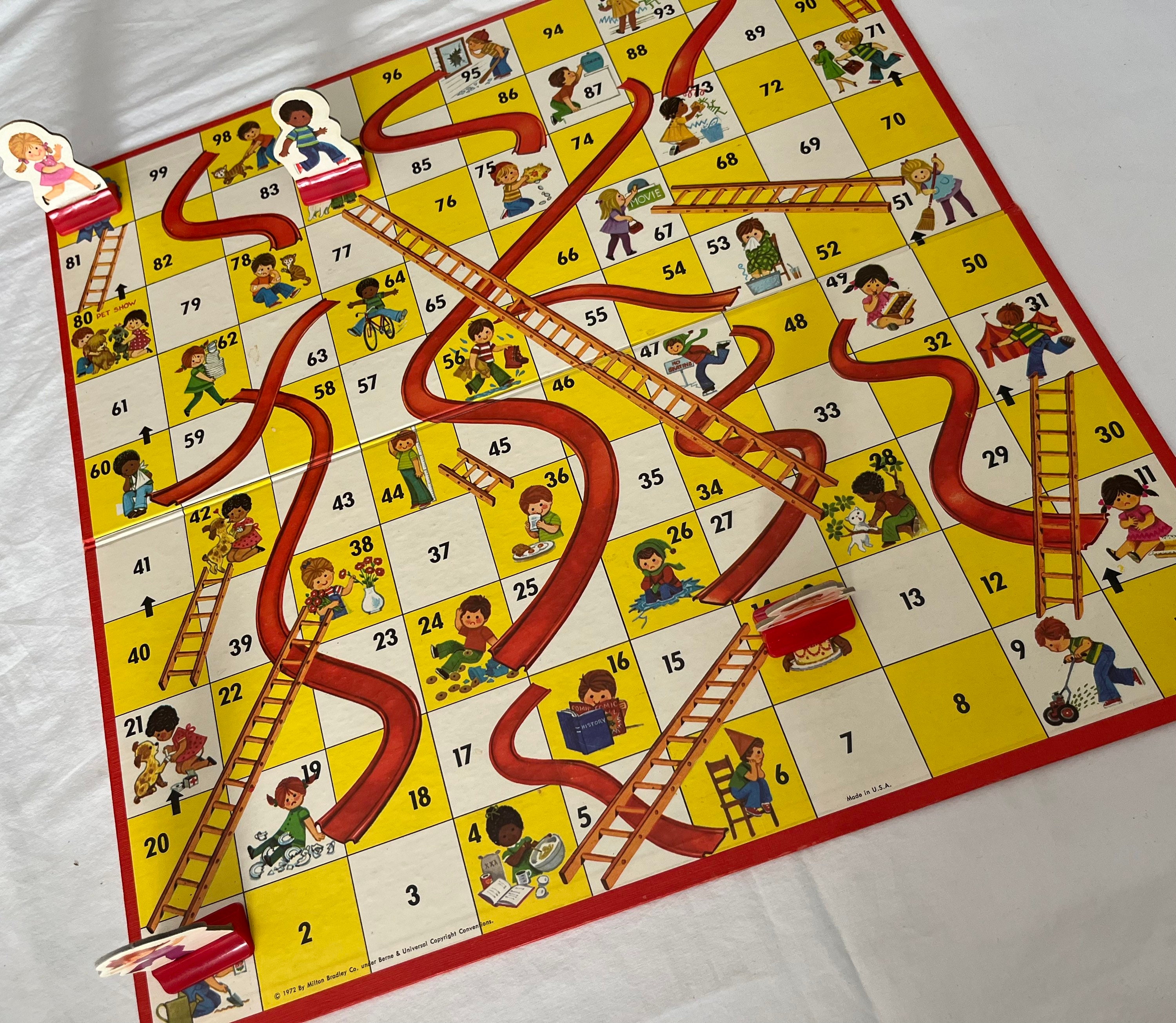 Vintage/ 1974/ Chutes and Ladders/ up and Down Game/ Classic/ Kids Game ...