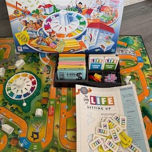 1999/ The Game of LIFE/ 40th Anniversary Edition/ A Family Game/ Milton Bradley/ Made in USA/ Complete/ Great Condition