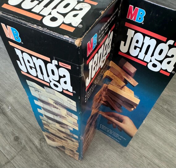 Vintage/ 1986/ Jenga/ Wooden Block/ Stacking Game/ Complete/ Good