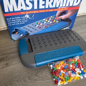 Vintage/ MasterMind/ Brädspel/ Peg-spel/ Komplett/ Gott skick