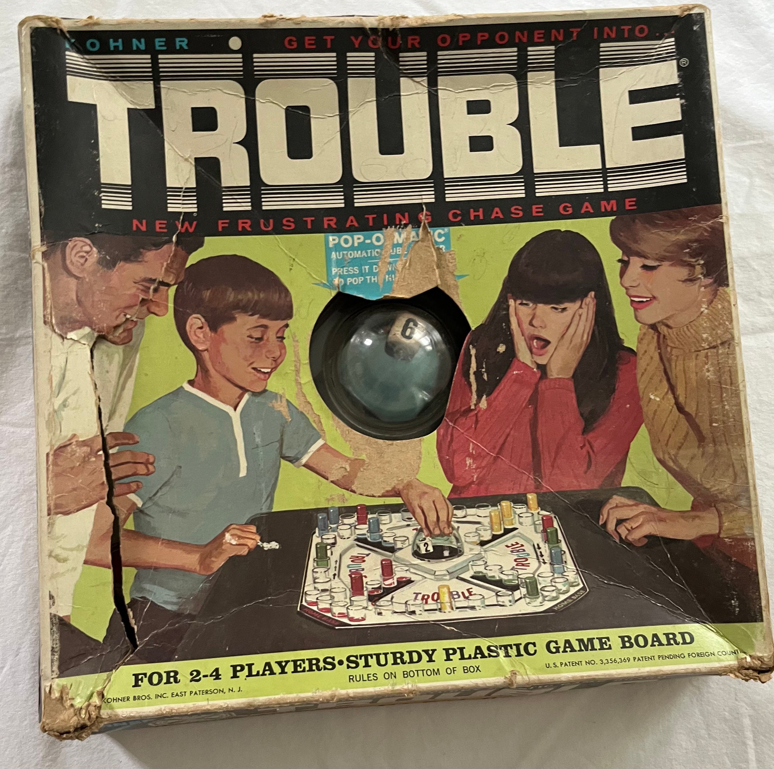 Vintage/ 1965/ Trouble/ Pop O Matic/ Game/ Kohner Bros Inc/ - Etsy