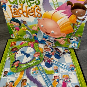 2005/ Chutes and Ladders/ Up and Down Game/ Classic Kids Game/ My First Games/ Milton Bradley/ 04555/ Complete/ Good Condition