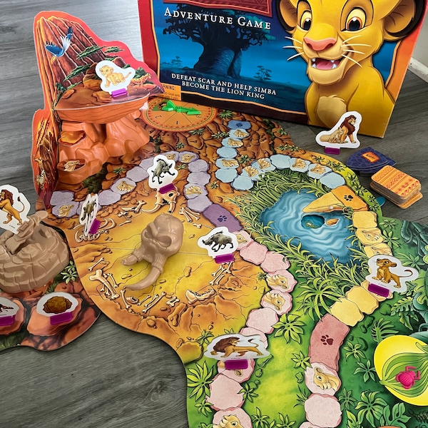 Vintage/ 2003/ Disneys/ The Lion King/ Adventure Game/ Kids Game/ Milton Bradley/ Complete/ Great Condition