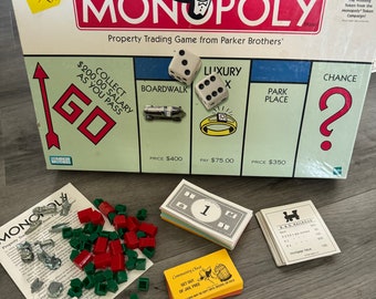 パーカーブラザーズによるモノポリーゲーム（ヴィンテージ、非常に良好