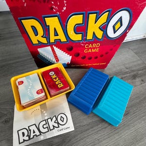 Vintage/ 1997/ Rack O/ Kaartspel/ Parker Brothers/ Compleet/ Redelijke staat