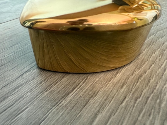 Vintage/ New/ Solid Brass/ Trinket Box/ Things Re… - image 2