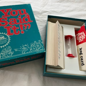 Vintage/ 1985/ "Lo dijiste"/ Significado de palabras reales/ Completo/ De regular a buen estado