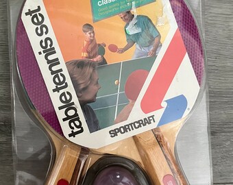 Ancien Filet De Ping-pong En Boîte - Jeu De Table Tennis Vintage - Occasion