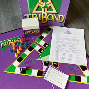 Vintage/1992/TriBond/ Bordspel/ Clue Set kaarten volume 1/ Compleet/ Goede Staat