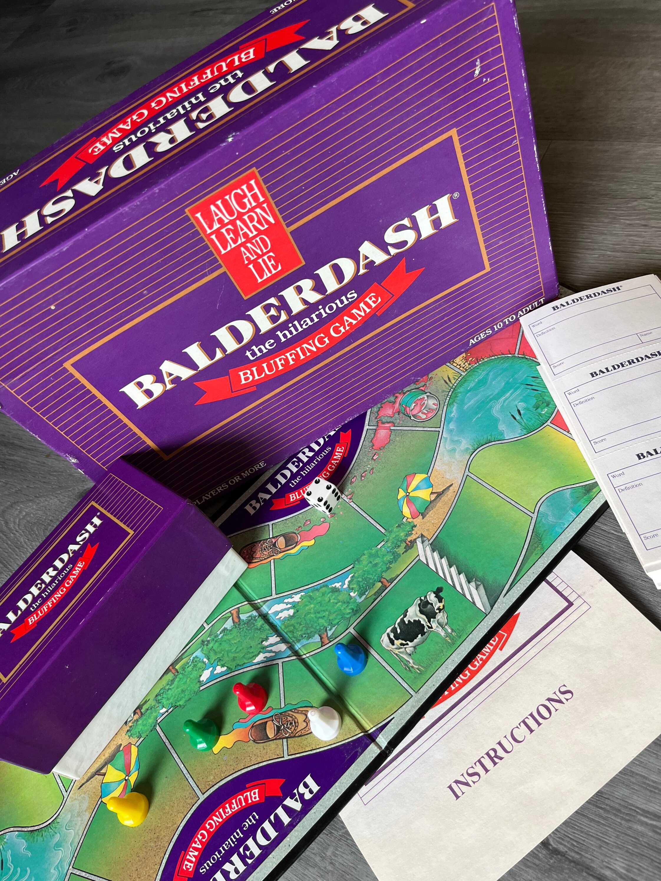 Vintage/ 1984/ Balderdash/ Hilarious/ Buffing/ Game/ No 250
