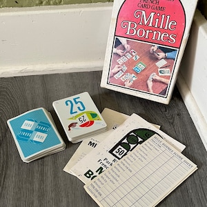 Jahrgang / 1962 / Millie / Bornes / Das französische Kartenspiel / Parker Brothers / Guter Zustand