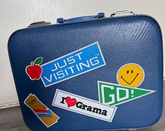 Vintage/ Kinderen/ Just Visiting/ I Love Grama/ Hardshell/ Koffer/ Goede staat