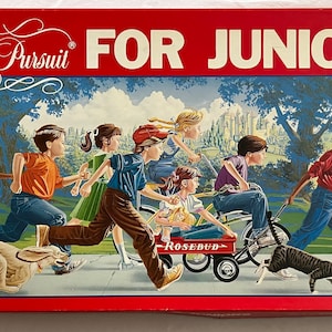 Vintage/ 1987/ Trivial Pursuit/ For Juniors/ Board Game/ Question and Answer Game/ Kids Game/ Selchow and Righter/ Complete/ Great Condition