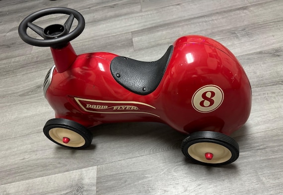 Vintage/ Radio Flyer/ 8/ Ride on Car/ Good Condition - Etsy