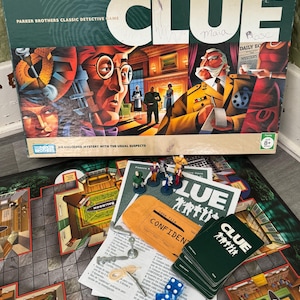 2005/ Aanwijzing/ Parker Brothers/ Klassiek/ Detective/ Game/ Redelijke staat