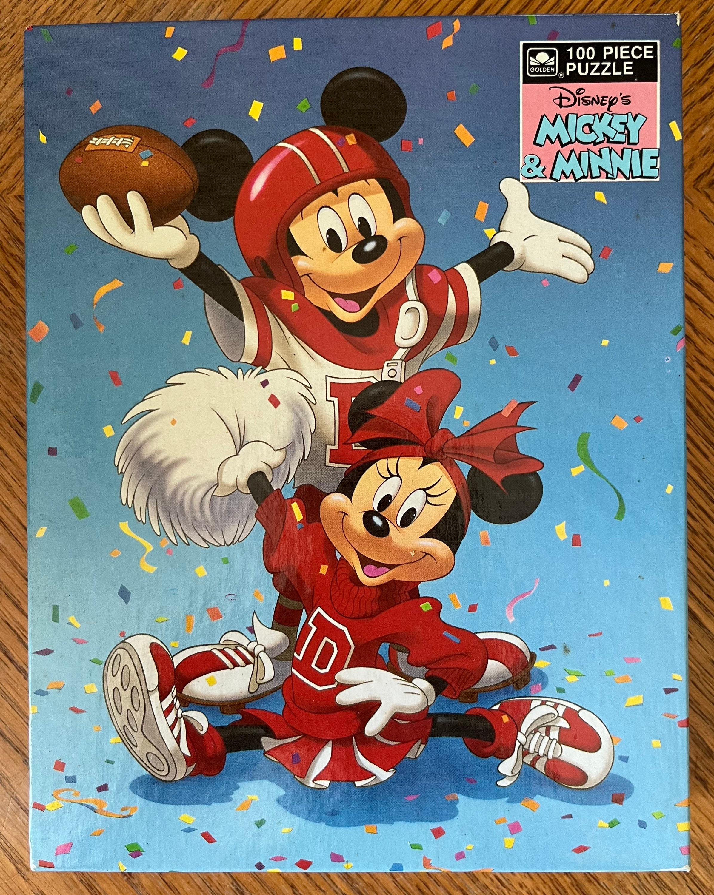 Vintage/ 1990s/ Mickey and Minnie/ Cheerleaders/ Kids/ 100 Piece