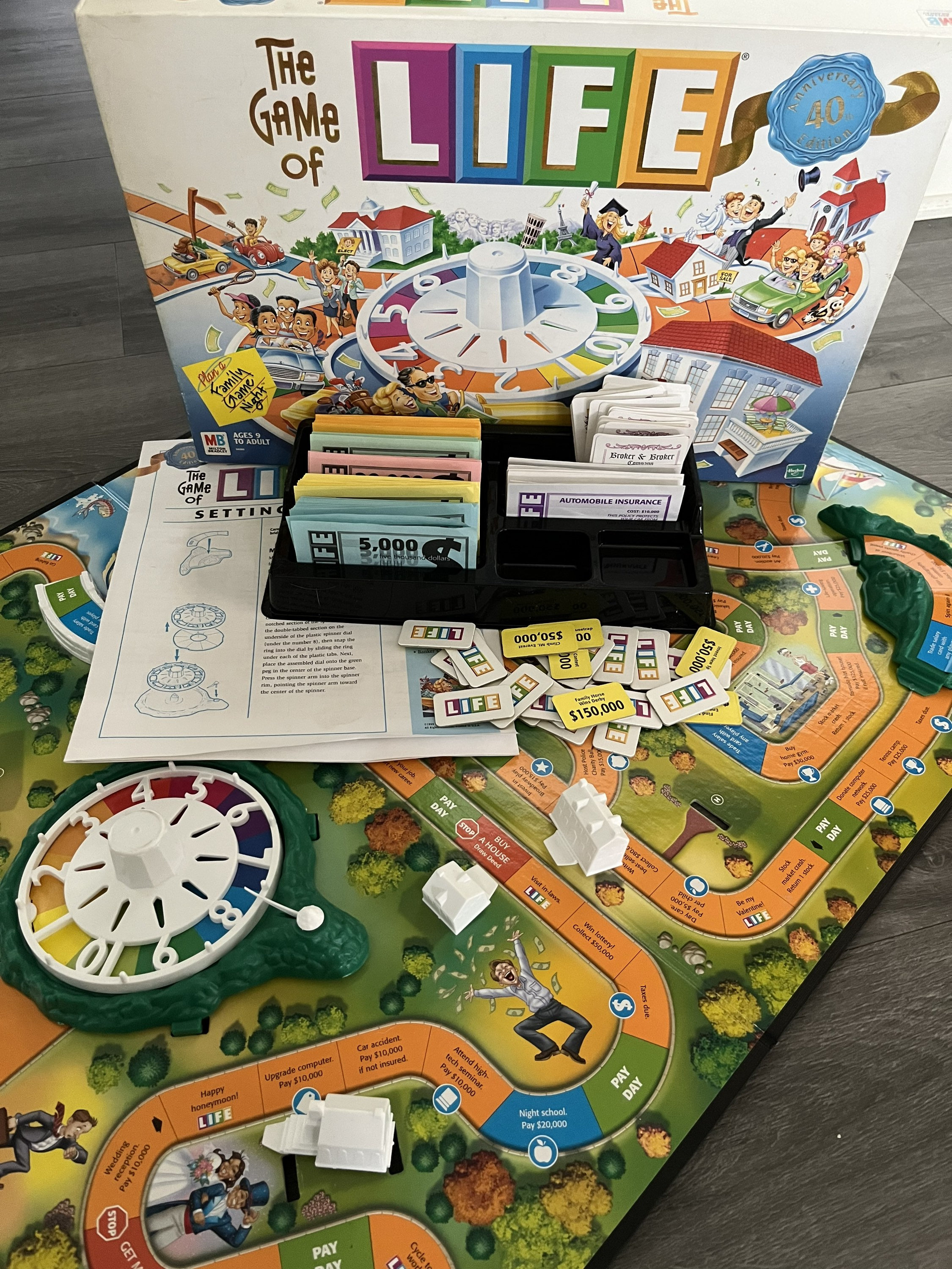 The Game of Life (40th Anniversary Edition), Board Game