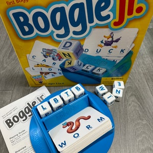 Vintage/ 1998/ Boggle/ Junior/ A pre school Learning Game/ Parker Brothers/ Word Game/ Skills/ Complete/ Good Condition