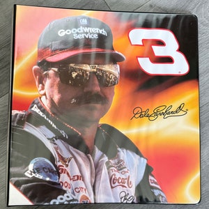 Vintage/ 2001/ Dake Earnhardt/ 3/ Sammelmappe/ Sammelkartenhalter/ 3 Ring Binder/ Hervorragender Zustand
