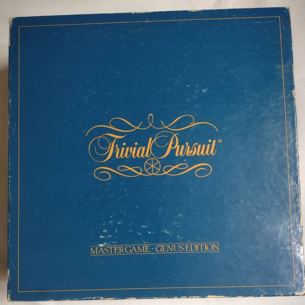 Vintage/ Trivial Pursuit/ Master Game/ Genus Edition/ / #7/ 1981/ Complete