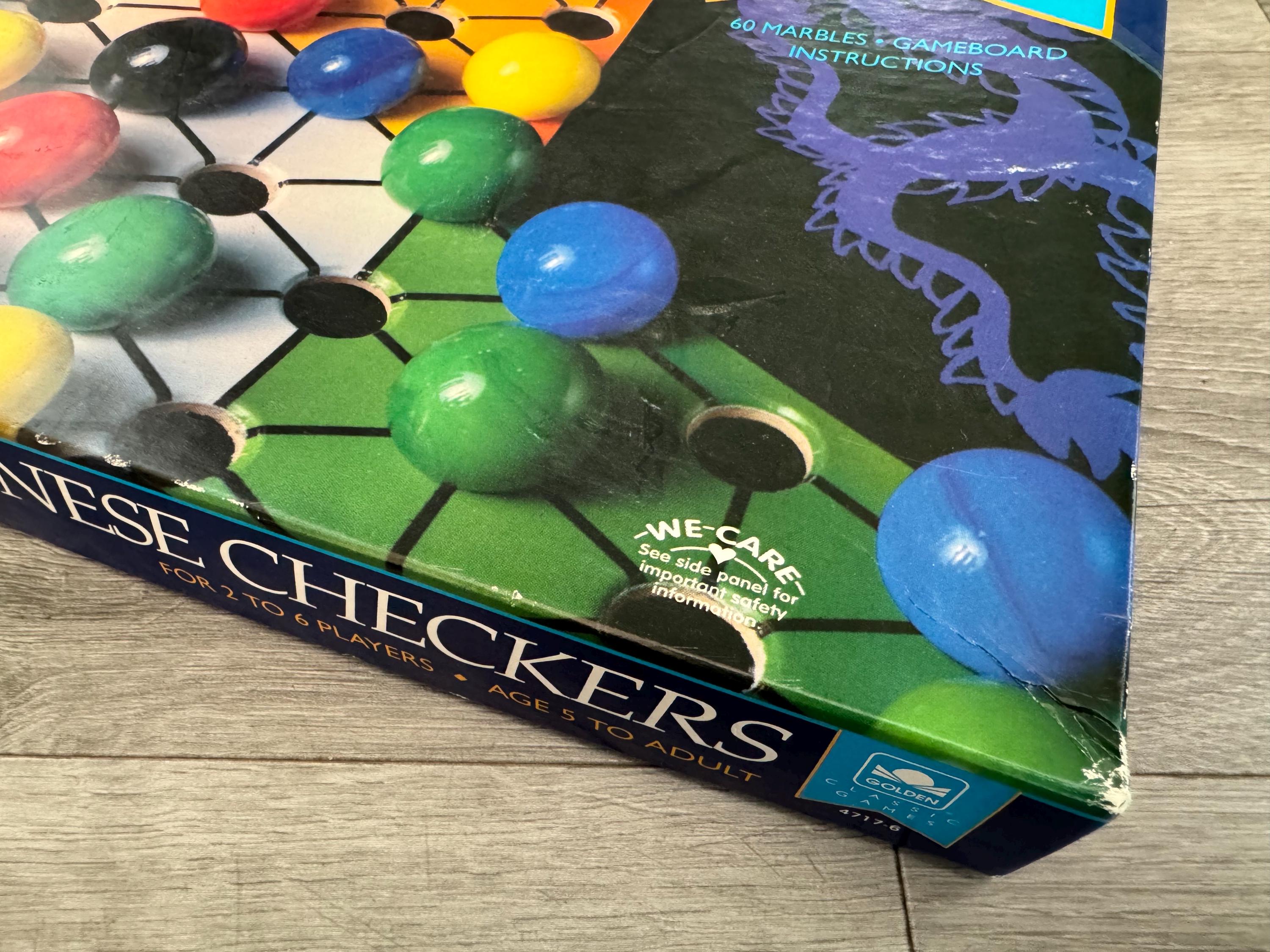 New Old Stock/ Vintage/ 1993/ Chinese Checkers/ Golden/ Classic
