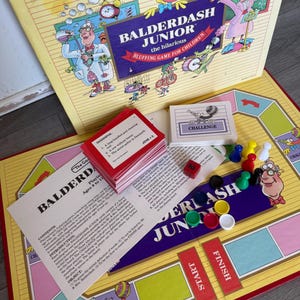 Vintage / 1991 / Balderdash Junior / Urkomisch / Bluffen / Spiel / Gameworks Creations Inc. / Lernen und lügen / Komplett / Guter Zustand