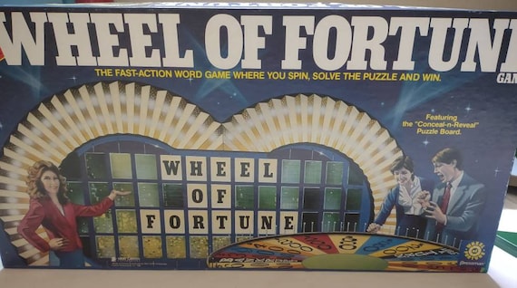 Vintage/ 1985/ Wheel of Fortune/ TV Series/ Puzzle Game/ Great