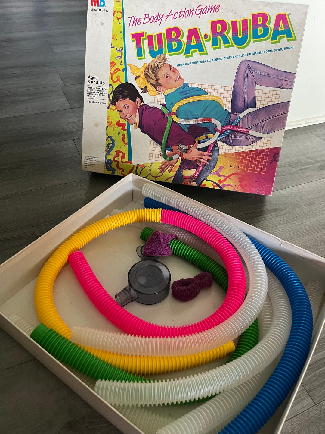 Vintage/ 1987/ Tuba Ruba/ the Body Action Game/ Milton Bradley/ Good