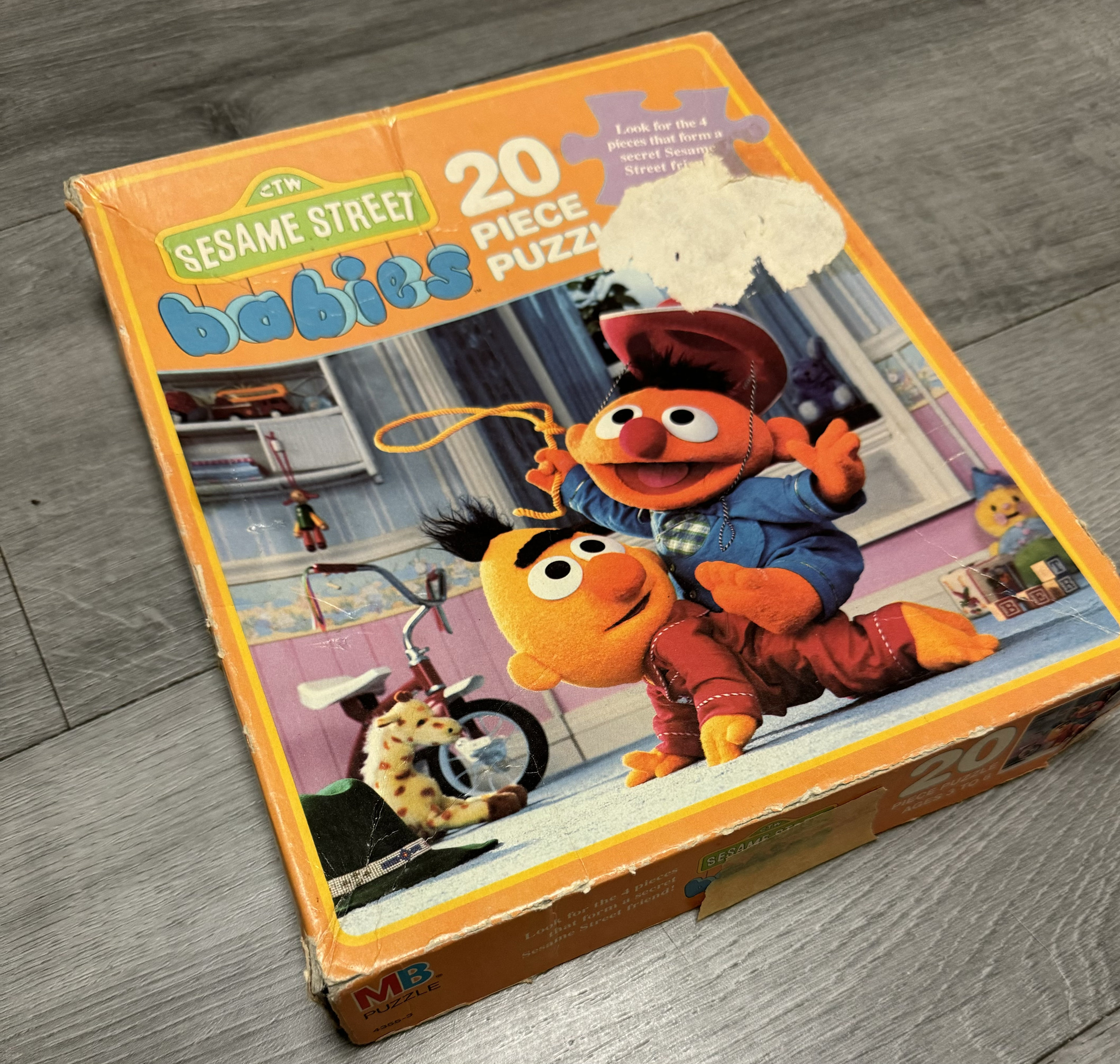 Vintage/ 1992/ Sesame Street/ Babies/ 20 Piece/ Jigsaw/ Puzzle