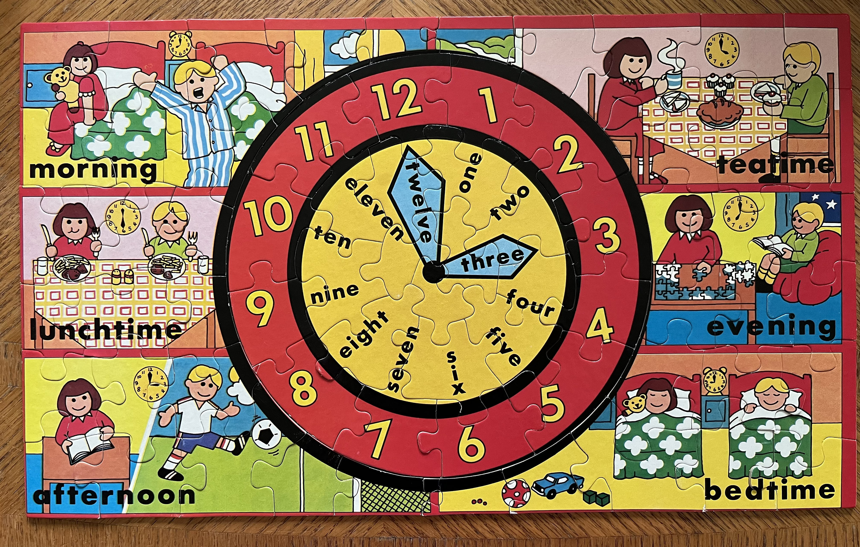 Teaching Clock Puzzle Teaching Clock Puzzle