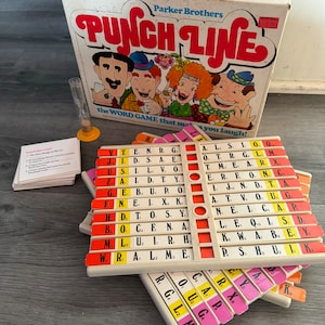 Vintage/ 1978/ Punchline/ Word Game/ Parker Brothers/ Fair Condition