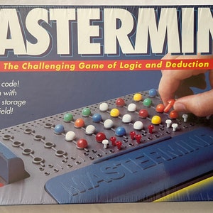 New Old Stock/ Vintage/ 1996/ Mastermind/ The Challenging Game of Logic and Deduction/ Code Game/ Made in USA/ 3018