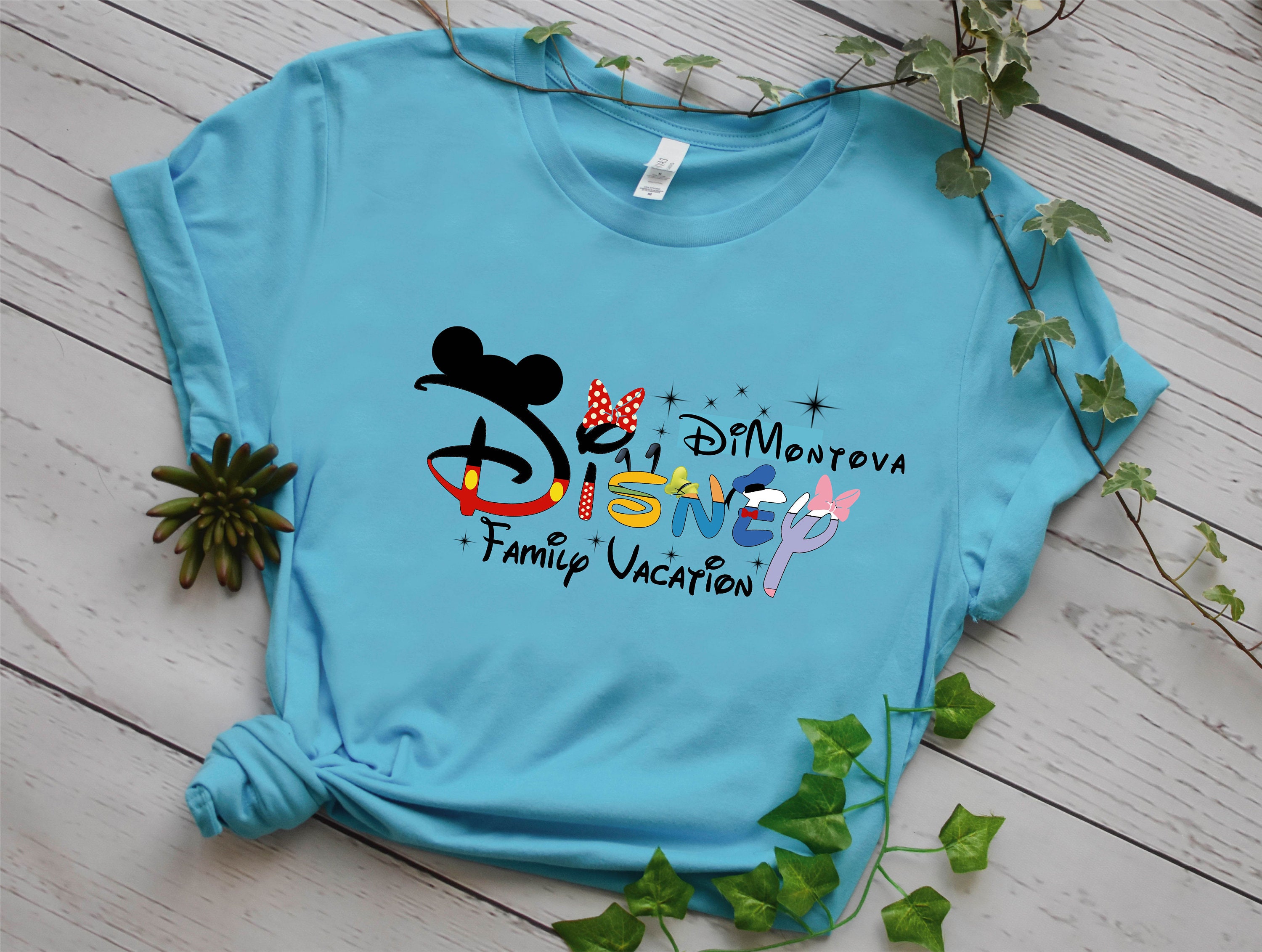 Disney Family Vacation Shirts Personalized Disney TShirts Etsy