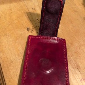 Oxblood Money Clip Wallet