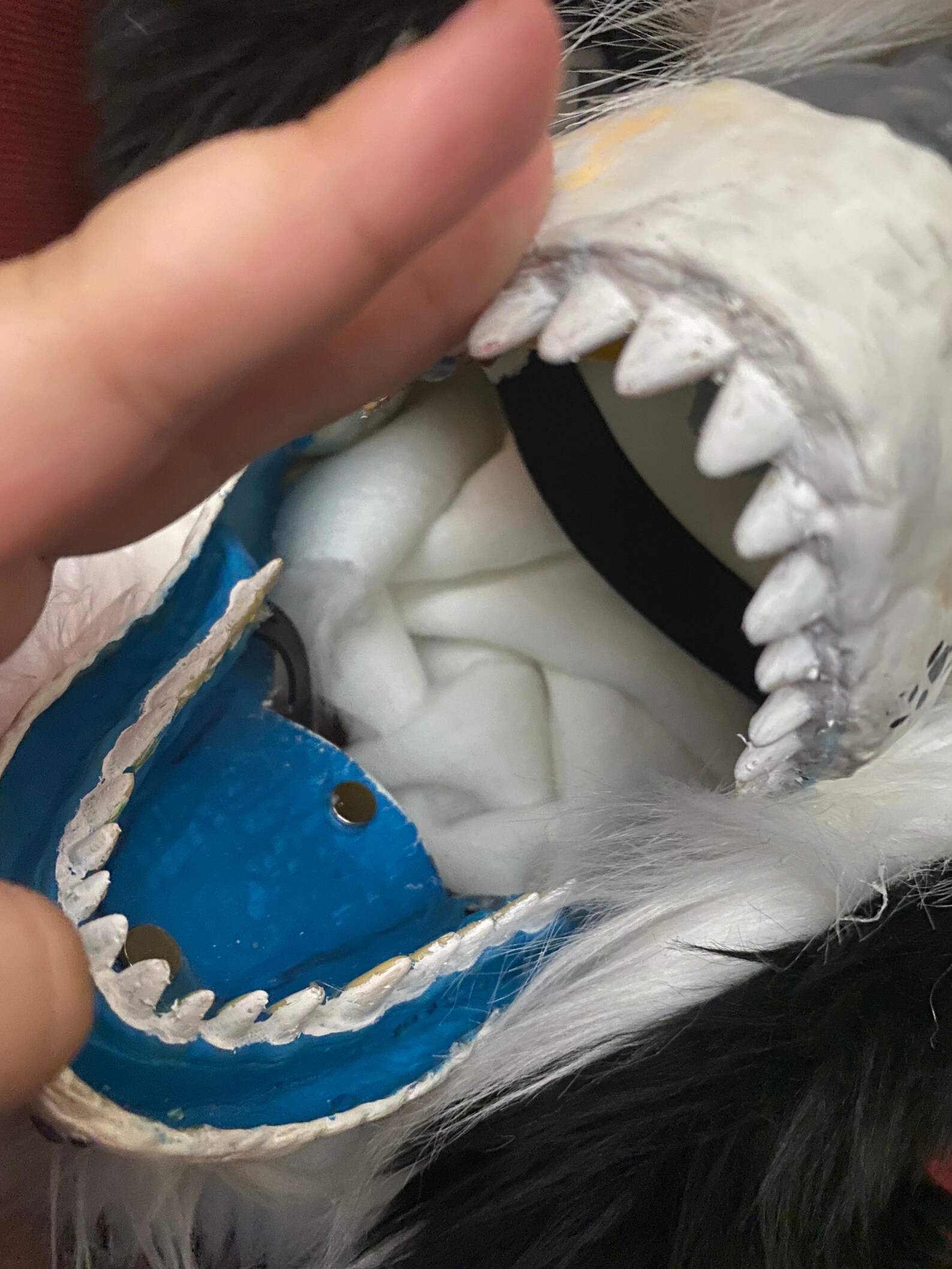 Furry dino mask dog ram sheep dinosaur mask made for kids Etsy