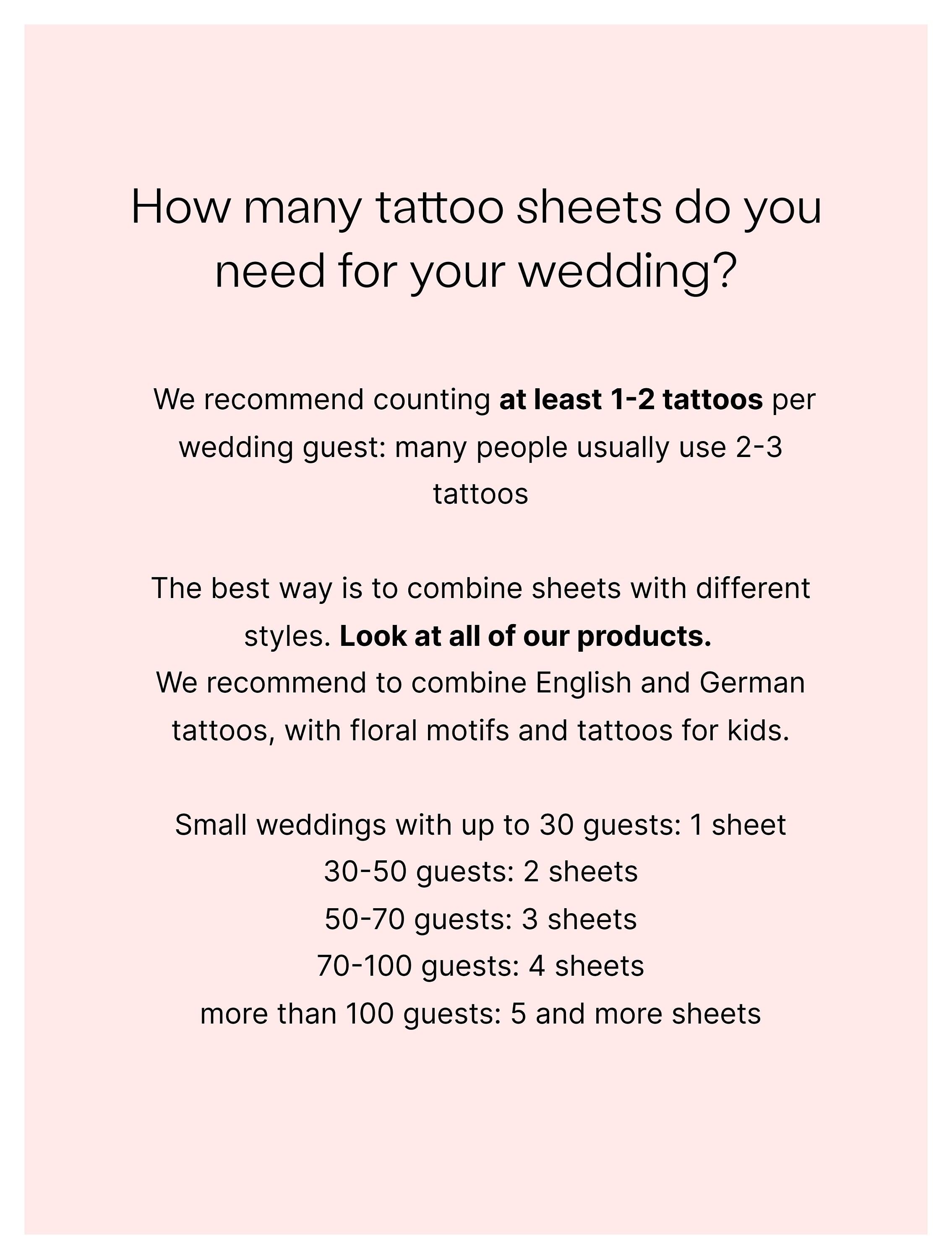 Junggesellinnenabschied Tattoos – 92 Temporäre Glitzer-Tattoos Für Braut & Brautjungfern