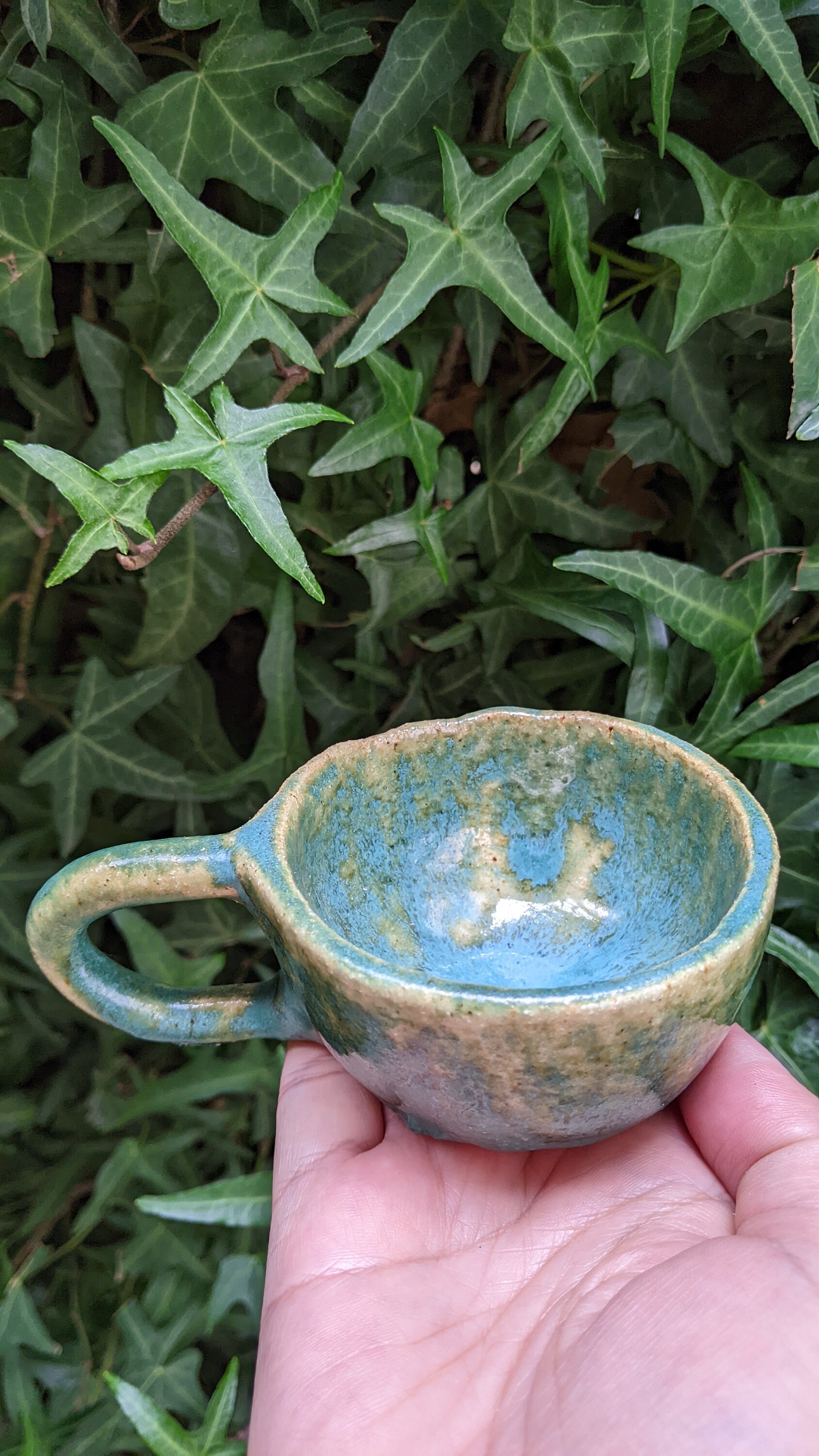 4 Ceramic Espresso Cups Set Etsy UK