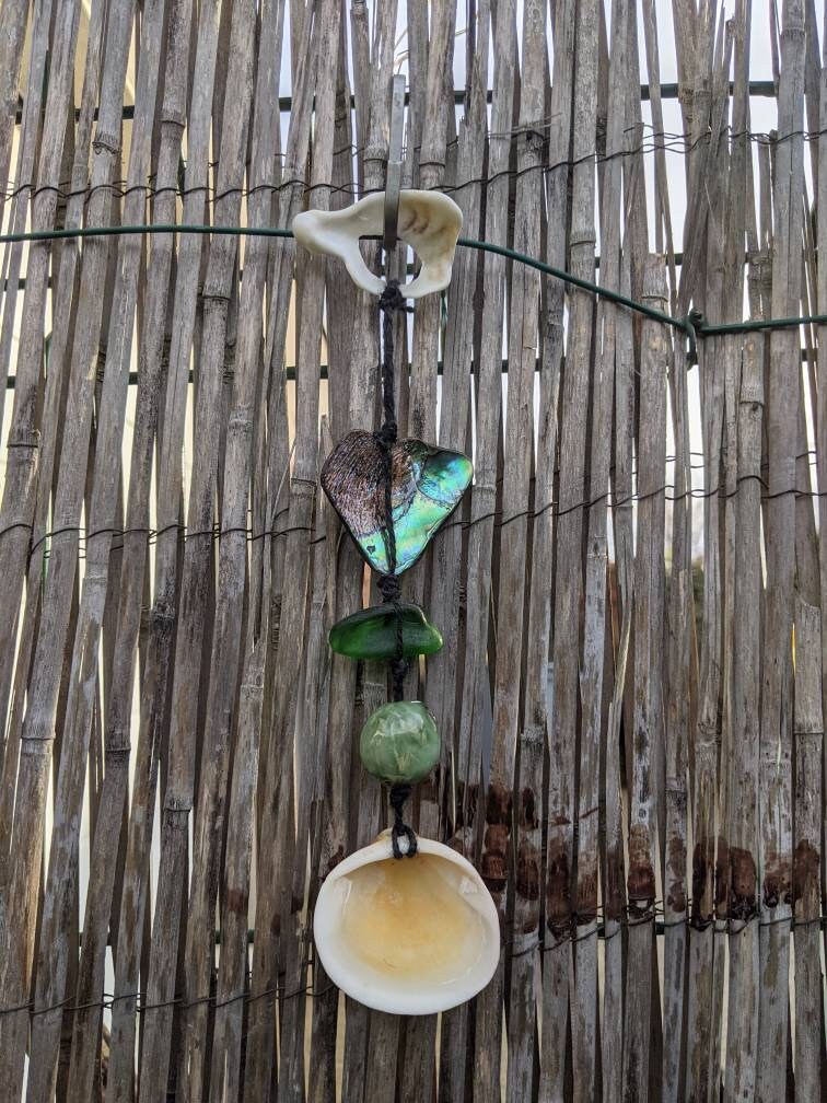 Céramique, Verre de Mer et Mur Coquillages Suspendu