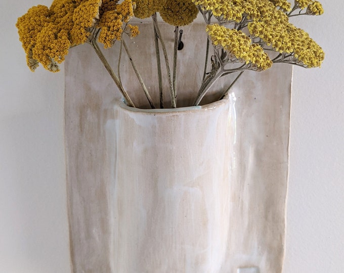 Ceramic Wall Vase Etsy